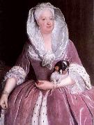 antoine pesne Portrait of Sophie Dorothea von Preuben oil